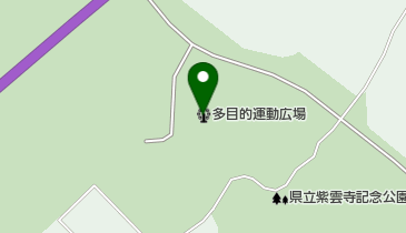 新潟県立紫雲寺記念公園屋内施設屋外施設の地図画像
