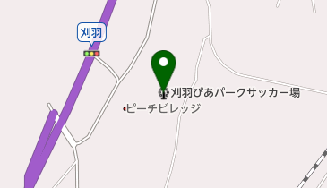 刈羽ぴあパークサッカー場の地図画像