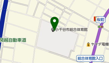 小千谷市総合体育館の地図画像
