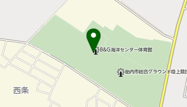 中条B&G海洋センター体育館の地図画像