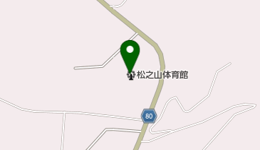 十日町市松之山体育館の地図画像