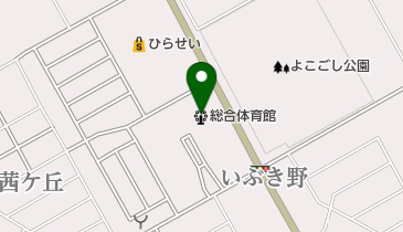 新潟市横越総合体育館の地図画像