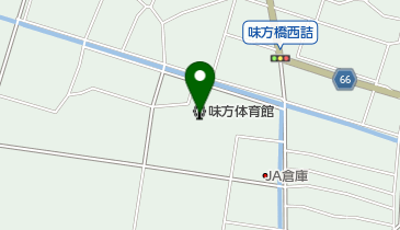 味方体育館の地図画像