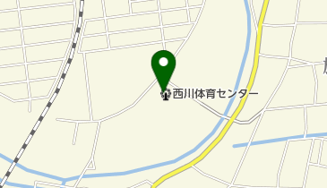 西川体育センターの地図画像
