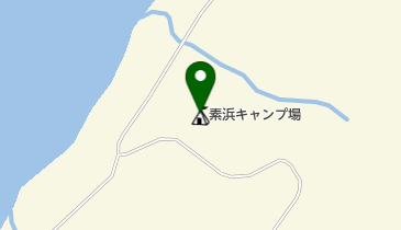 素浜キャンプ場の地図画像