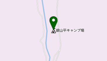 魚沼市銀山平キャンプ場の地図画像