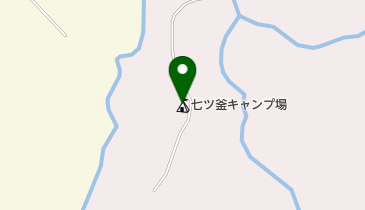 七ツ釜キャンプ場の地図画像
