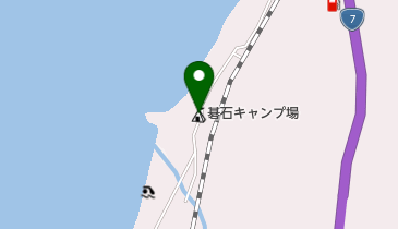 碁石キャンプ場の地図画像