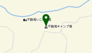 不動滝キャンプ場の地図画像