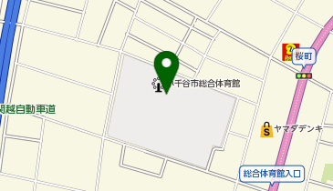 小千谷市総合体育館の地図画像