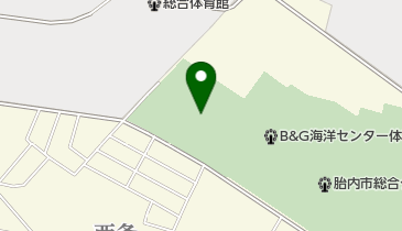 胎内市総合グランドの地図画像