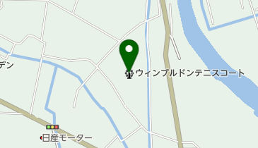 ウィンブルドンテニスコートの地図画像