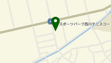 スポーツパーク西川テニスコートの地図画像