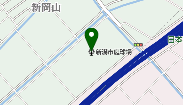 新潟市庭球場の地図画像