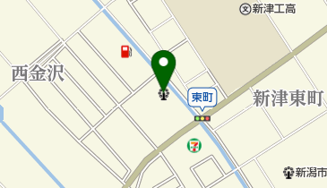 新津東町庭球場の地図画像