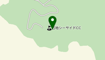 石地シーサイドカントリークラブの地図画像