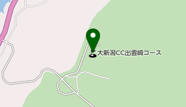 大新潟カントリークラブ出雲崎コースの地図画像