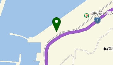 能生B&G海洋センターの地図画像
