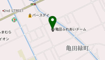 亀田ふれあいドームの地図画像