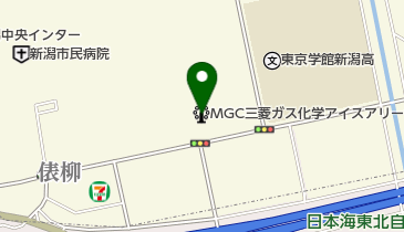 新潟アサヒアレックスアイスアリーナの地図画像
