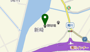 濁川運動広場野球場の地図画像