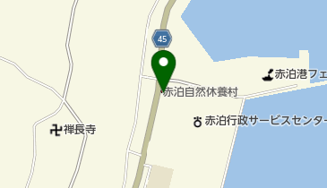 赤泊自然休養村管理センターの地図画像