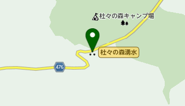 杜々の森湧水の地図画像