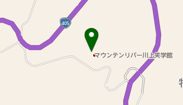 マウンテン・リバー川上笑学館の地図画像