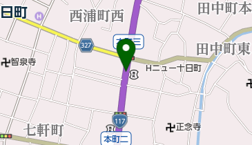 十日町きものまつりの地図画像