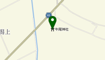 牛尾神社の地図画像