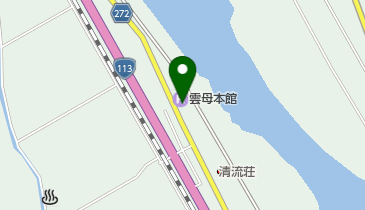 雲母温泉の地図画像