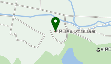新発田百花の里城山温泉の地図画像