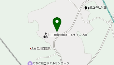 キャンパス川口温泉の地図画像