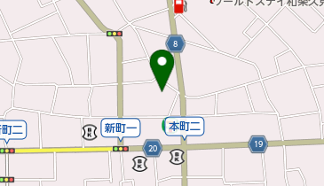 見附市コミュニティ銭湯の地図画像