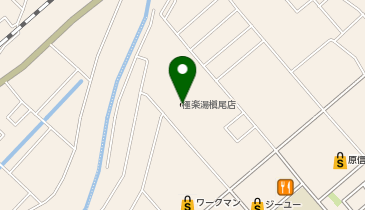 極楽湯槇尾店の地図画像
