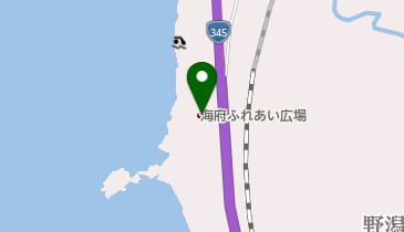 磯の香と夕映えの里海府ふれあい広場の地図画像