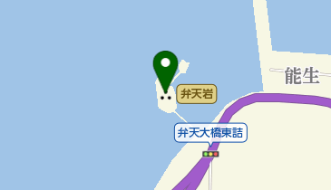 弁天岩の地図画像