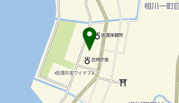 佐渡金銀山ガイダンス施設の地図画像