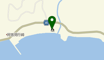 莚場海水浴場の地図画像