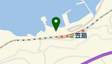 笠島海水浴場の地図画像