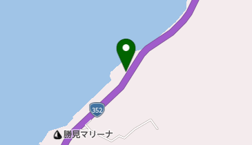 勝見海水浴場の地図画像