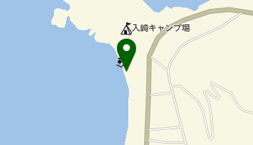 入崎海水浴場の地図画像