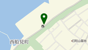 日和山浜海水浴場の地図画像