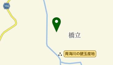橋立ヒスイ峡の地図画像