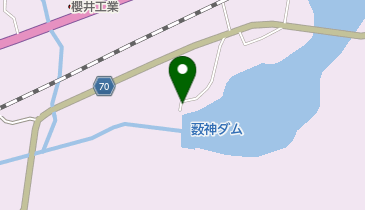 薮神ダムの地図画像