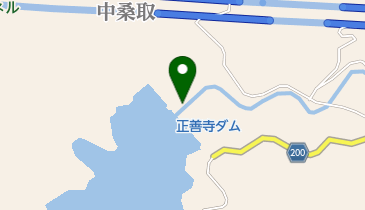 正善寺ダムの地図画像