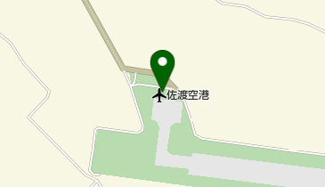 佐渡空港の地図画像