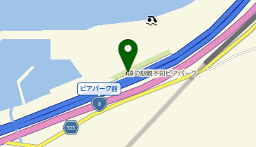 親不知ピアパークの地図画像