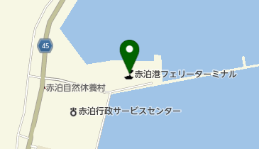 赤泊港の地図画像