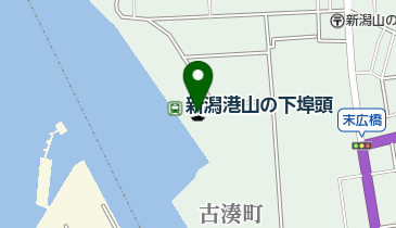 新日本海フェリー新潟フェリーターミナルの地図画像